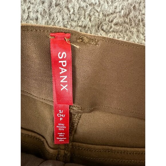 Spanx Stretch Twill Ankle Cargo Pants HONEY GLOW Women's SIZE SP 20311Q - Picture 10 of 16